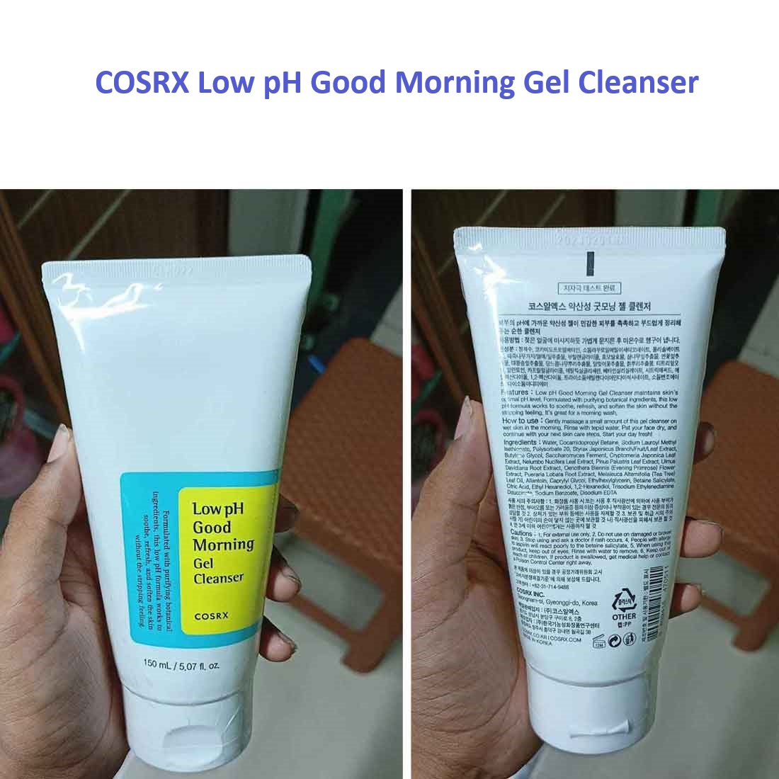 Cosrx Low Ph Good Morning Gel Cleanser 150ml