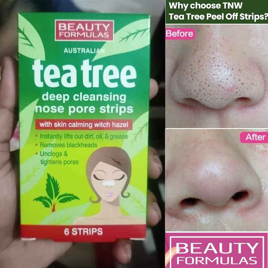 Tea Tree Deep Cleansing Nose Pore Strip