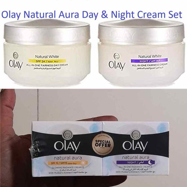 Olay Natural Aura Day & Night Cream Set