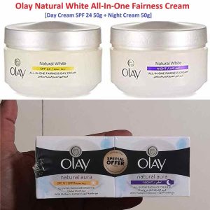 Olay Natural White and Day Night Cream