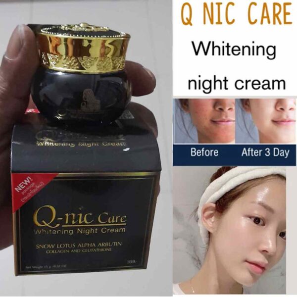 Q Nic Care Whitening Night Cream-15g