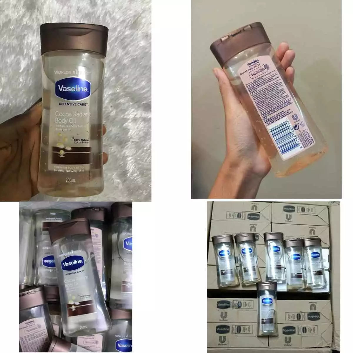 Vaseline Body Oil | Cocoa Radiant Body Oil Price in Bangladesh