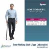Tynor Walking Stick L Type (Adjustable)