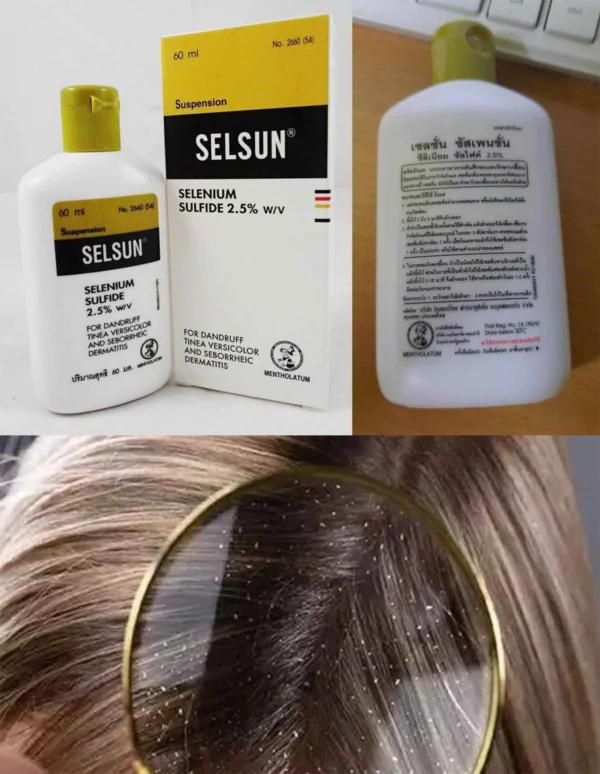 SELSUN Selenium Sulfide 2.5% Dandruff Shampoo