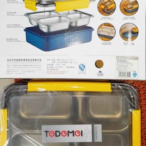 TEDEMEI Stainless Steel Lunch Box 4 Compartments