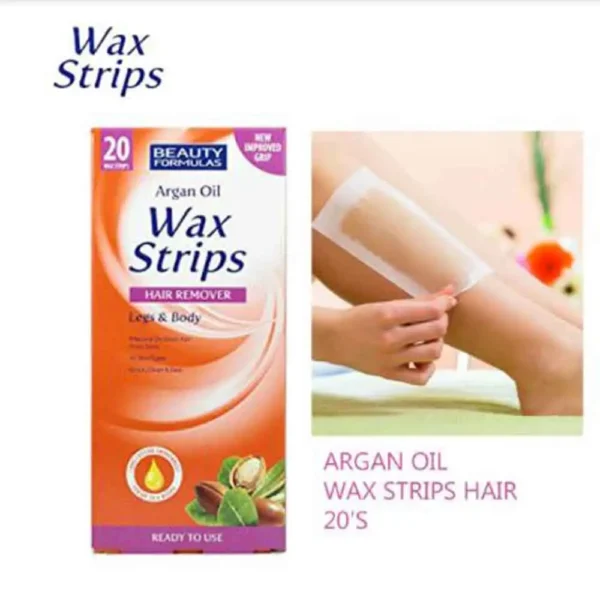 Argan Oil Hair Removal Wax Strips