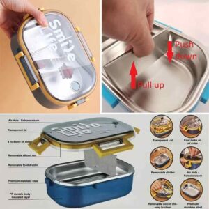 TEDEMEI Stainless Steel Insulated Tiffin Box
