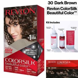 Revlon ColorSilk Beautiful Hair Color-30 Dark Brown