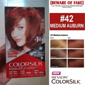 Revlon ColorSilk Beautiful Hair Color-42 Medium Auburn