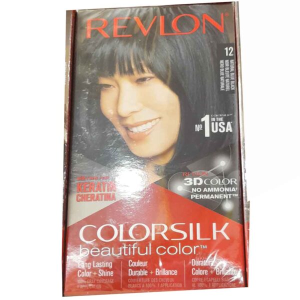 Revlon Colorsilk Beautiful Hair Color-12 Natural Blue Black