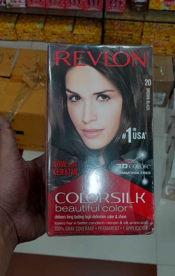 Revlon Colorsilk Beautiful Hair Color - 20 Brown Black