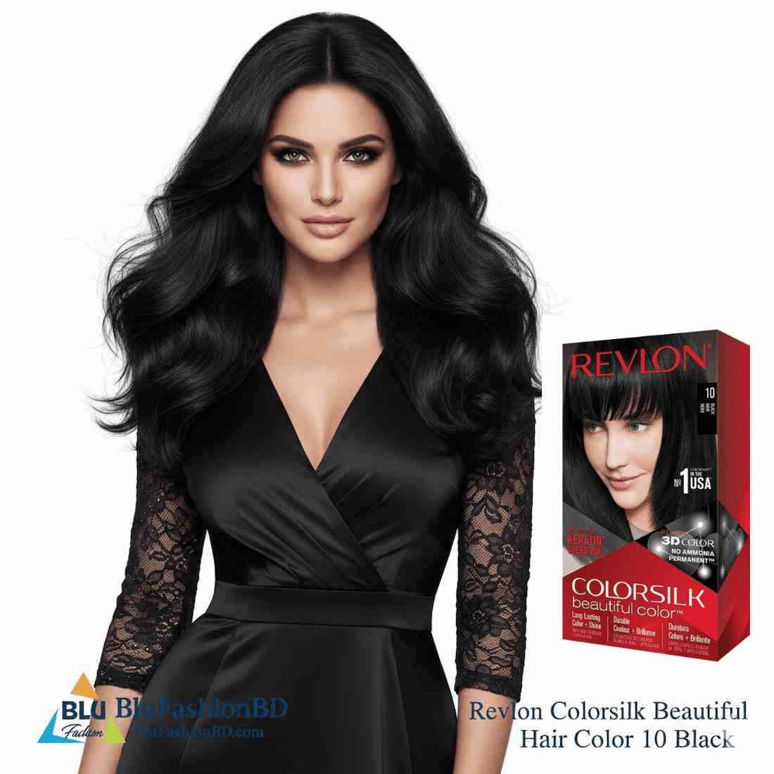 Revlon Colorsilk Beautiful Hair Color 10 Black