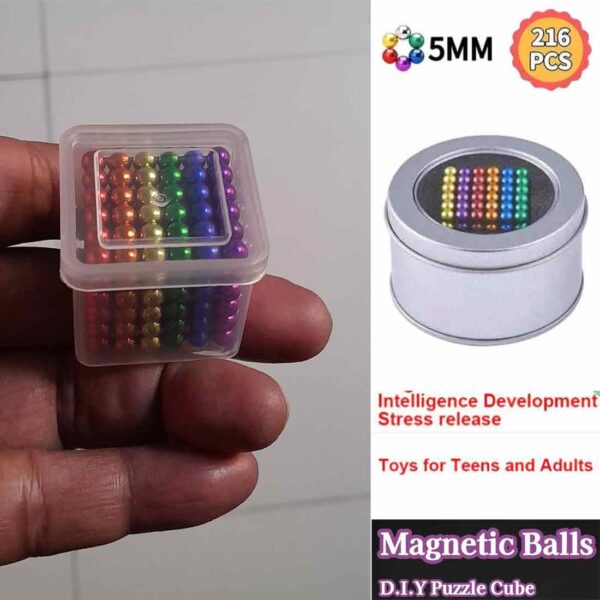 216 Pcs Magnetic Balls - Colorful