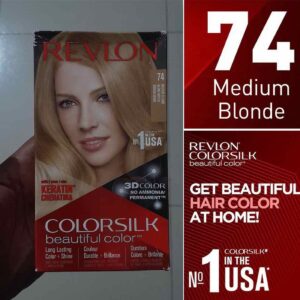 Revlon ColorSilk Beautiful Hair Color-74 Medium Blonde