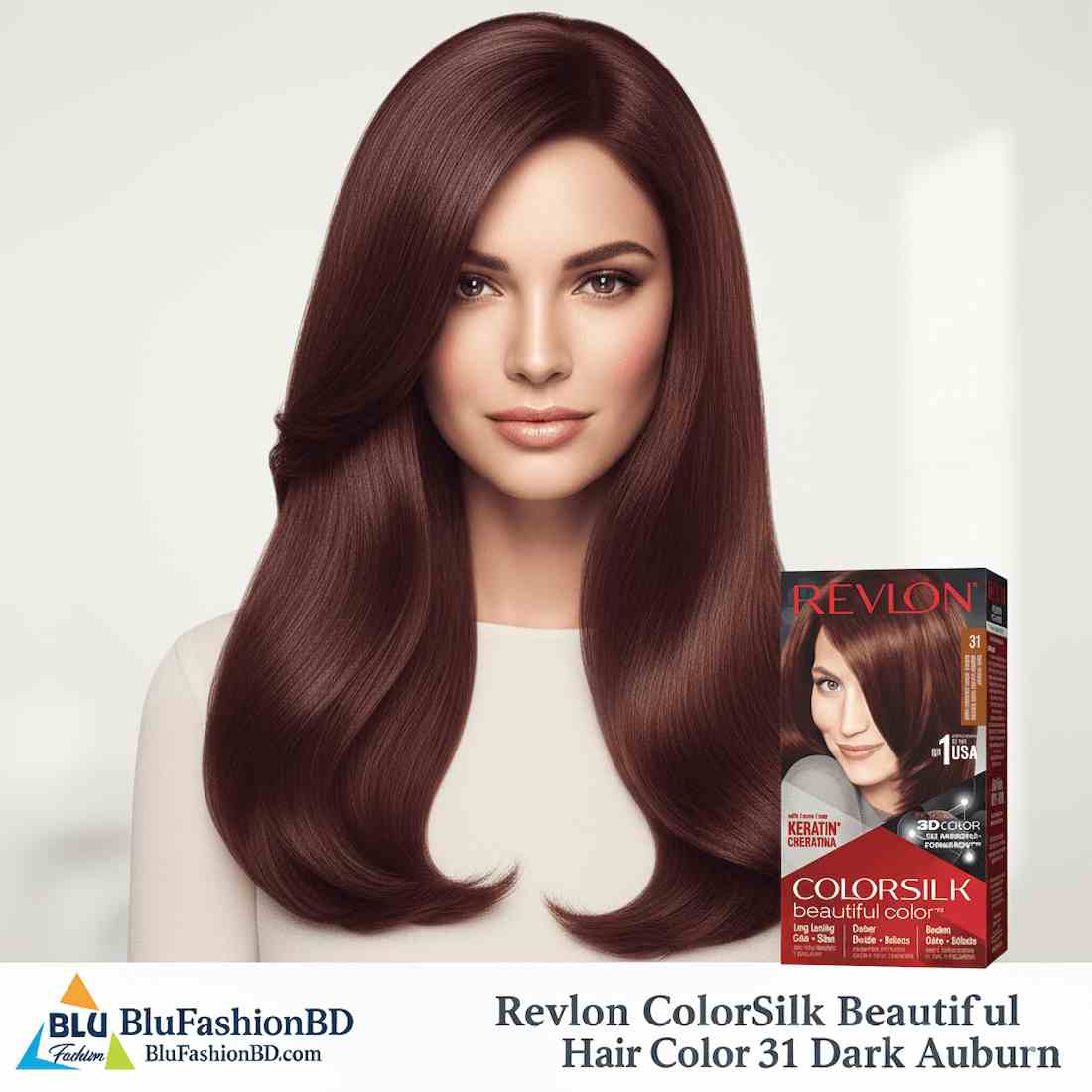 Revlon ColorSilk Beautiful Hair Color 31 Dark Auburn