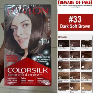 Revlon Color Silk Beautiful Hair Color 33 Dark Soft Brown
