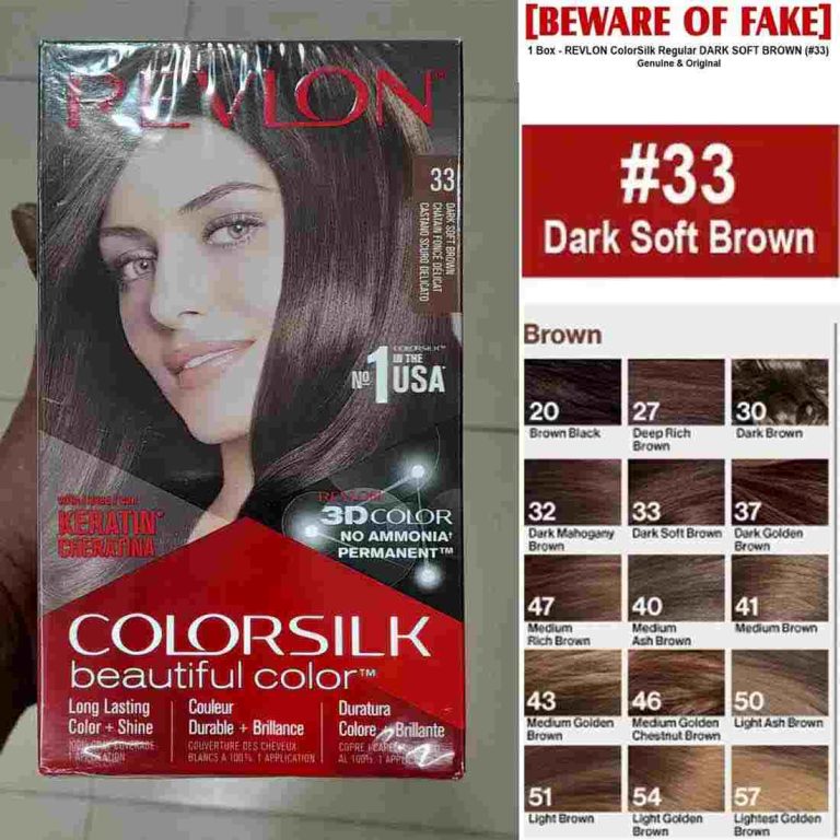 Revlon Color Silk Beautiful Hair Color 33 Dark Soft Brown