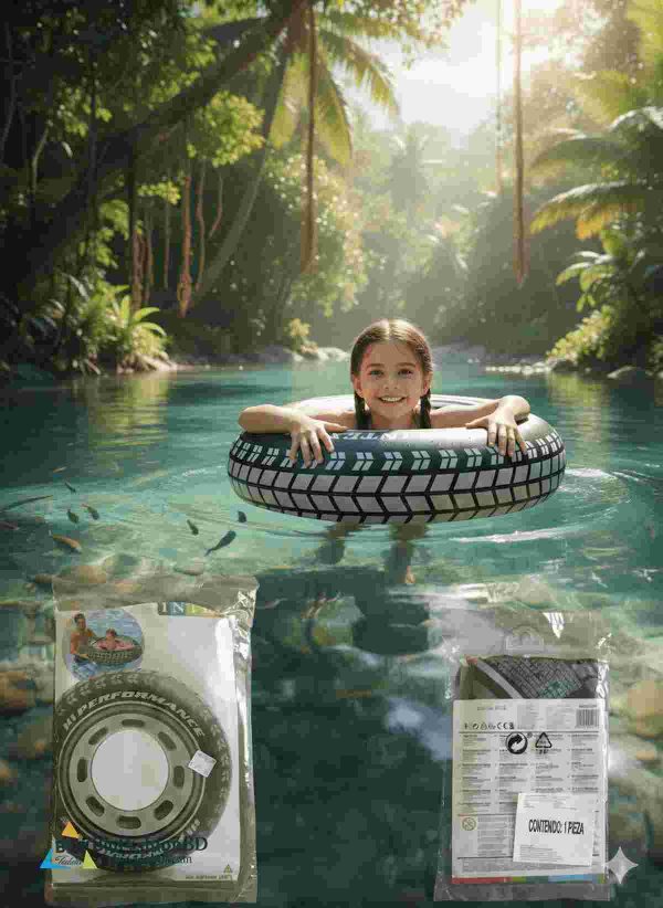 Tyre Inflatable Pool Inflatable Tire Tube Swim Ring for for Kids, Adults | Blu Fashion BD