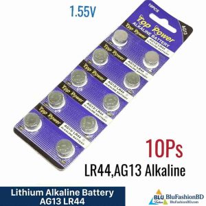 AG13 LR44 1.55V Button Cell Alkaline Battery