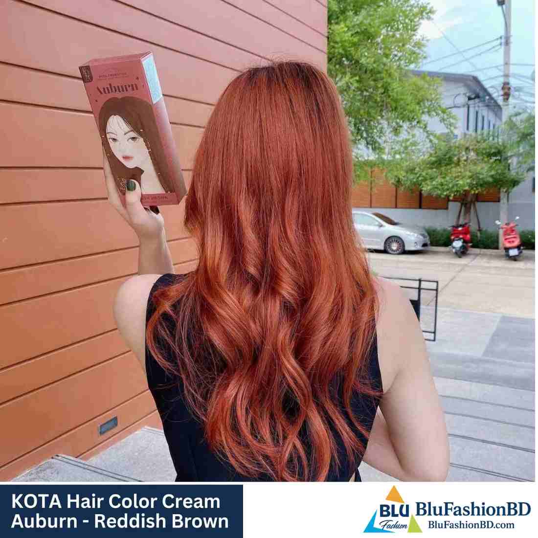 Hair Color Auburn KOTA Hair Color Cream Auburn - Reddish Brown