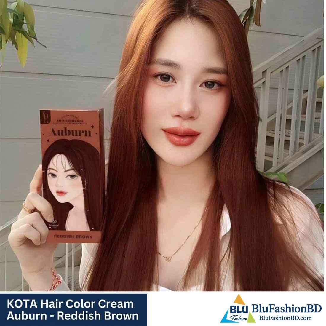 KOTA Hair Color Cream Auburn - Reddish Brown
